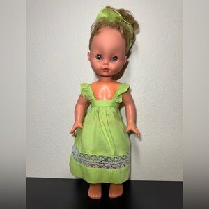 Vintage Italian Vinyl Doll 1974 Made in Italy